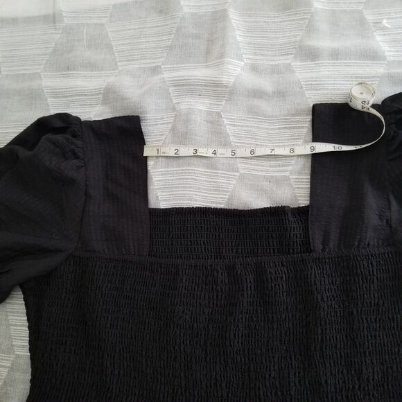 NWT Disturbia Morna Puff Sleeve Mini Dress Black Size 16 - Picture 6 of 8